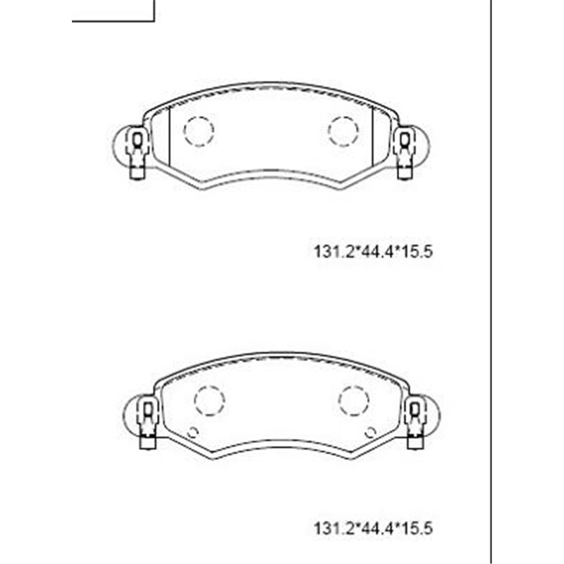 Set placute frana Fata  cu suruburi de ghidare a etrierului de frana. OPEL AGILA. SUBARU JUSTY III. SUZUKI IGNIS II. WAGON R. WA