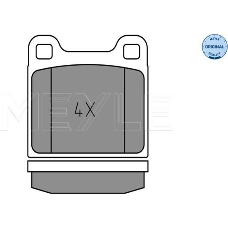 Set placute frana Fata AUDI 50. 80 B1. 80 B2. VW DERBY. GOLF I. JETTA I. PASSAT B1. PASSAT B2. POLO. POLO CLASSIC. POLO II. SANT