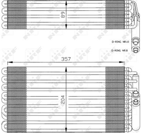Evaporator,aer conditionat - NRF-36032