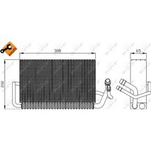 Evaporator MERCEDES W211 02 - NRF-36121