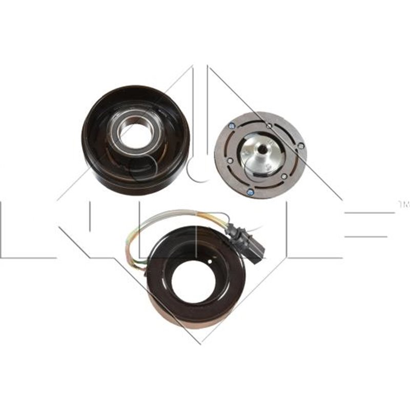 Air conditioning compressor clutch complete GENUINE SANDEN SD7V16 12V 6 120mm AUDI A3. TT. FORD ESCORT V. GALAXY I. GALAXY MK I.