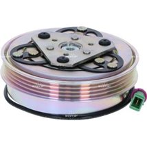 Air conditioning compressor clutch complete GENUINE ZEXEL DCW17 12V 4 118mm AUDI A4 B5. A6 C4. A6 C5. CABRIOLET B3. VW PASSAT B3