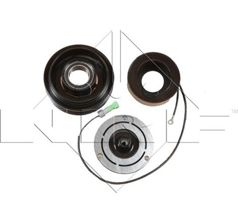 Air conditioning compressor clutch complete GENUINE DENSO 7SBU16C 12V 6 126mm AUDI A4 B5. A6 C4. A6 C5. A8 D2. ALLROAD C5. PORSC