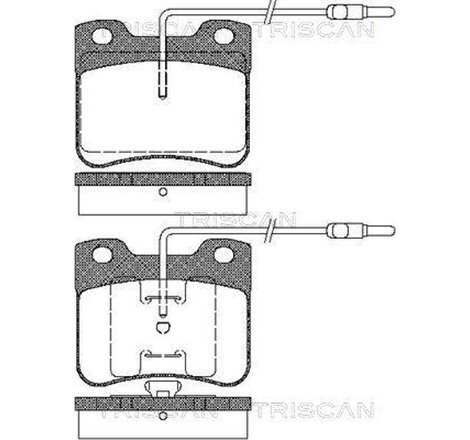 Set placute frana Fata CITROEN AX. PEUGEOT 106 I. 106 I-HATCHBACK. 106 II. 106 II-HATCHBACK 1.0-1.4D 07.86-07.04 - ATE-13.0460-4