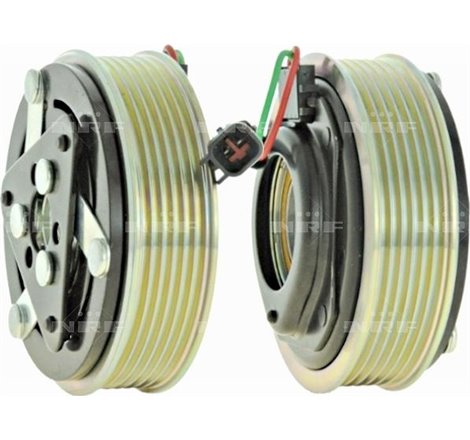 Air conditioning compressor clutch complete GENUINE SANDEN SD7C16-SD7V16 6 109mm MERCEDES V 638-2. VOLVO C30. S40 II. S60 II. S8