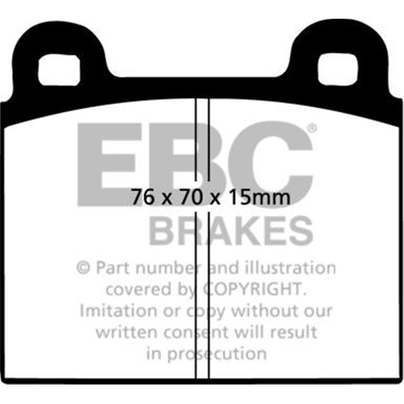 Set placute frana Fata ALFA ROMEO SPIDER. OPEL COMMODORE C. MONZA A. SENATOR A. PORSCHE 911. 911 TARGA 2.0-3.2 03.74-08.89 - ATE