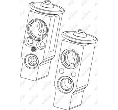 NRF supapa de expansiune Peugeot-Saab-Volkswagen. 306 si 93 - 97  AC-306 II 97 -  AC-900 II 93-98  AC-9000  AC-Transporter T4 90