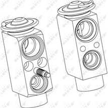 NRF extensie valva BMW Seria 3 E46 98 -  AC-X3 E83 04 -  AC - NRF-38405