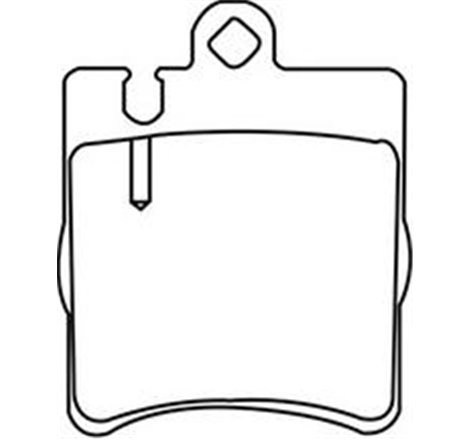 Set placute frana SpateMERCEDES C CL203. C T-MODEL S203. C W203. CLC CL203. CLK A208. CLK A209. CLK C208. CLK C209 1.8-5.4 06.95