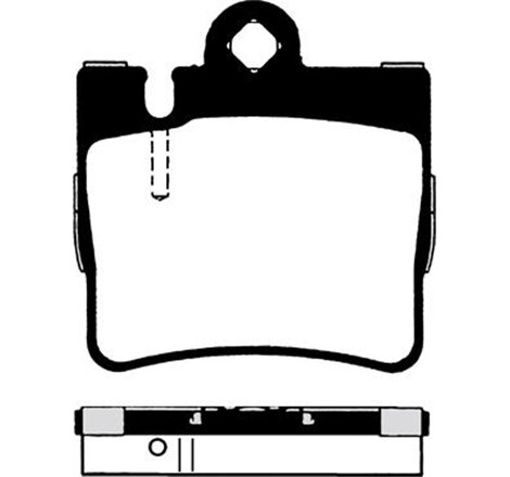 Set placute frana Spate MERCEDES S C215. S W220 2.8-5.8 10.98-03.06 - ATE-13.0460-4069.2