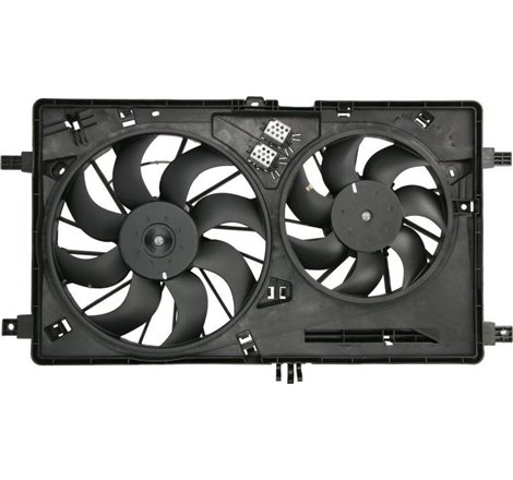 Ventilator radiator with housing RENAULT MASTER III 2.3D 02.10- - NRF-470013