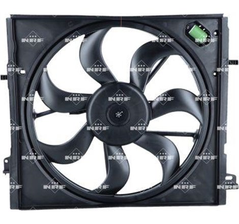 Ventilator radiator with housing NISSAN QASHQAI II. RENAULT KADJAR 1.3-1.6D 11.13- - NRF-470075