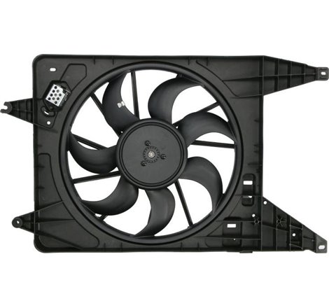 Ventilator radiator with housing DACIA LOGAN. LOGAN EXPRESS. LOGAN MCV. SANDERO 1.5D 05.10- - NRF-470084