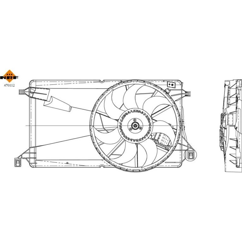 Ventilator, radiator - NRF-470112