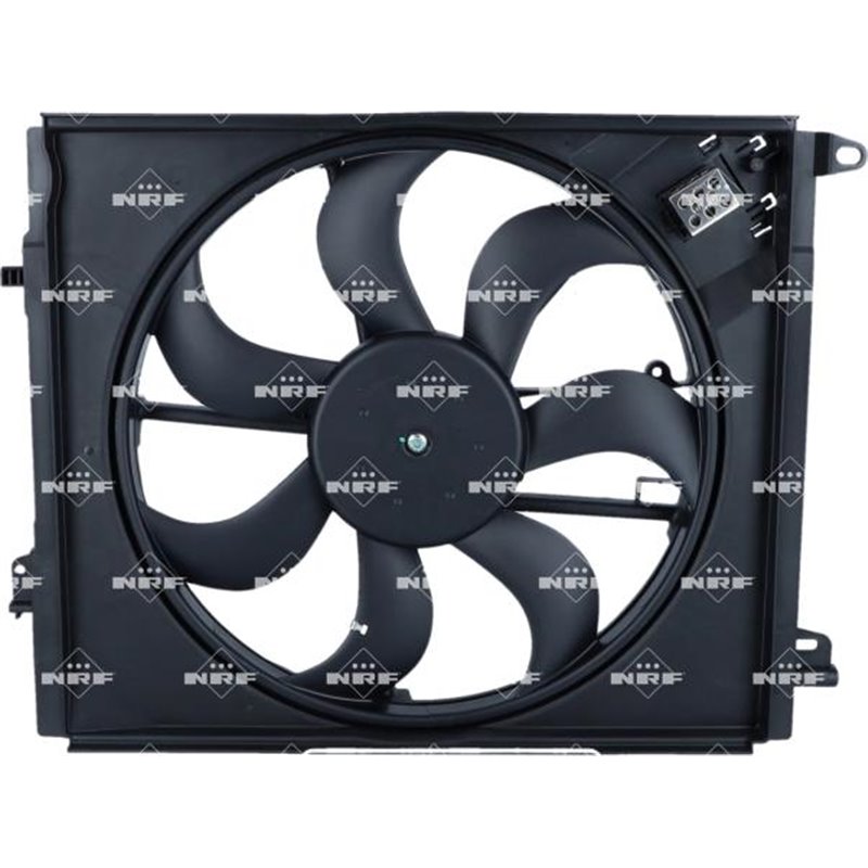 Ventilator radiator with housing RENAULT GRAND SCENIC IV. MEGANE IV. SCENIC IV. TALISMAN 1.2-2.0D 06.15- - NRF-470134