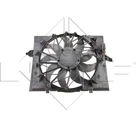 Ventilator radiator cu carcasa BMW 5 E60. 5 E61. 6 E63. 6 E64. 7 E65. E66. E67 2.0-4.8 11.01-12.10 - NRF-47213