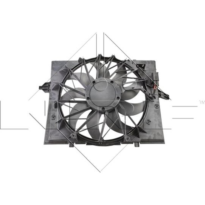 Ventilator radiator cu carcasa BMW 5 E60. 5 E61. 6 E63. 6 E64. 7 E65. E66. E67 2.0-4.8 11.01-12.10 - NRF-47213