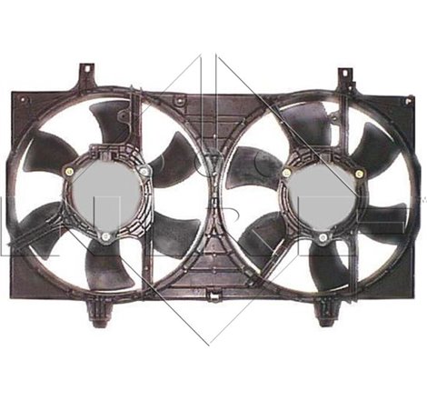 Ventilator radiator cu carcasa NISSAN ALMERA II. ALMERA TINO. PRIMERA 1.5-2.2D 01.00-10.08 - NRF-47304
