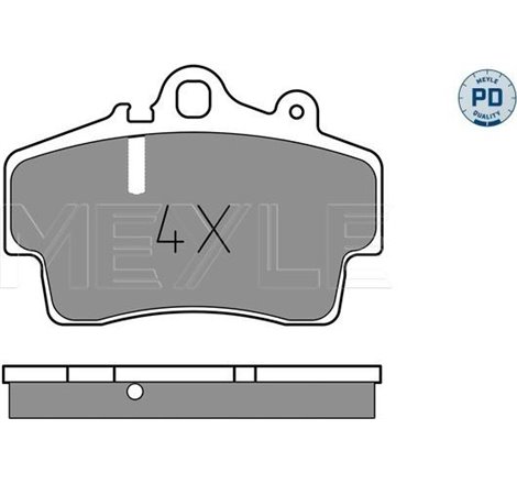 Set placute frana Fata PORSCHE BOXSTER. CAYMAN 2.5-2.7 09.96-12.09 - ATE-13.0460-4815.2