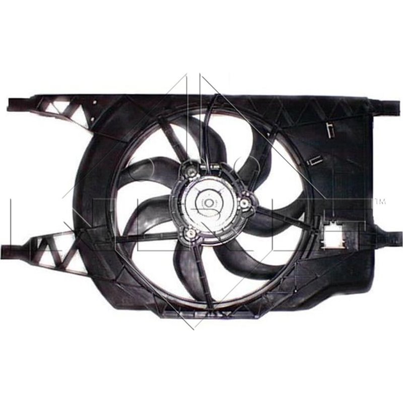Ventilator radiator cu carcasa RENAULT CLIO II. ESPACE IV. LAGUNA II. VEL SATIS 1.6-3.0 11.00- - NRF-47366