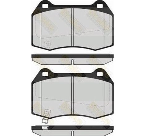 Set placute frana Fata NISSAN 350Z. TESLA MODEL X 3.5-Electric 09.02- - ATE-13.0460-4818.2