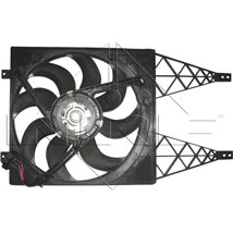 Ventilator radiator cu carcasa SEAT CORDOBA. IBIZA III. IBIZA IV. SKODA FABIA I. FABIA I PRAKTIK. FABIA II. ROOMSTER. ROOMSTER P