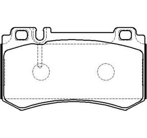 Set placute frana Spate MERCEDES CLK A209. CLK C209. S C215. S W220. SL R230. SLK R171 5.4-6.3 09.01-01.12 - ATE-13.0460-4819.2