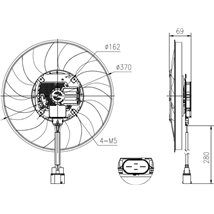 Ventilator AUDI A6 C7. A7. A8 D4 2.0-6.3 11.09-09.18 - NRF-47930