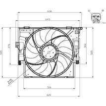 Ventilator, radiator - NRF-47956