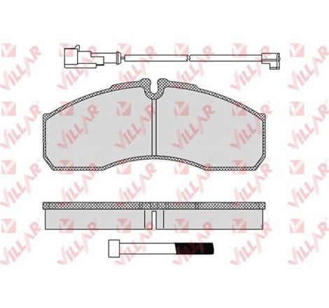 Set placute frana Fata IVECO DAILY III. RVI MASCOTT. RENAULT MASCOTT. MASTER PRO 2.8D-3.0D 01.99-04.10 - ATE-13.0460-4847.2