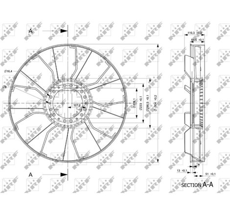 Ventilator radiator diametru 705mm. number of blades 9 IVECO EUROSTAR. EUROTECH MH. EUROTECH MP. EUROTECH MT. EUROTRAKKER. STRAL