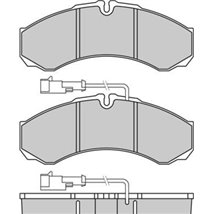 Set placute frana Fata NISSAN CABSTAR. CABSTAR E. NT400 CABSTAR. RVI MAXITY 2.5D-3.0D 10.98- - ATE-13.0460-4861.2