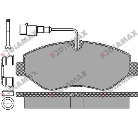 Set placute frana Fata NISSAN CABSTAR. NT400 CABSTAR. RVI MAXITY 2.5D-3.0D 09.06- - ATE-13.0460-4866.2