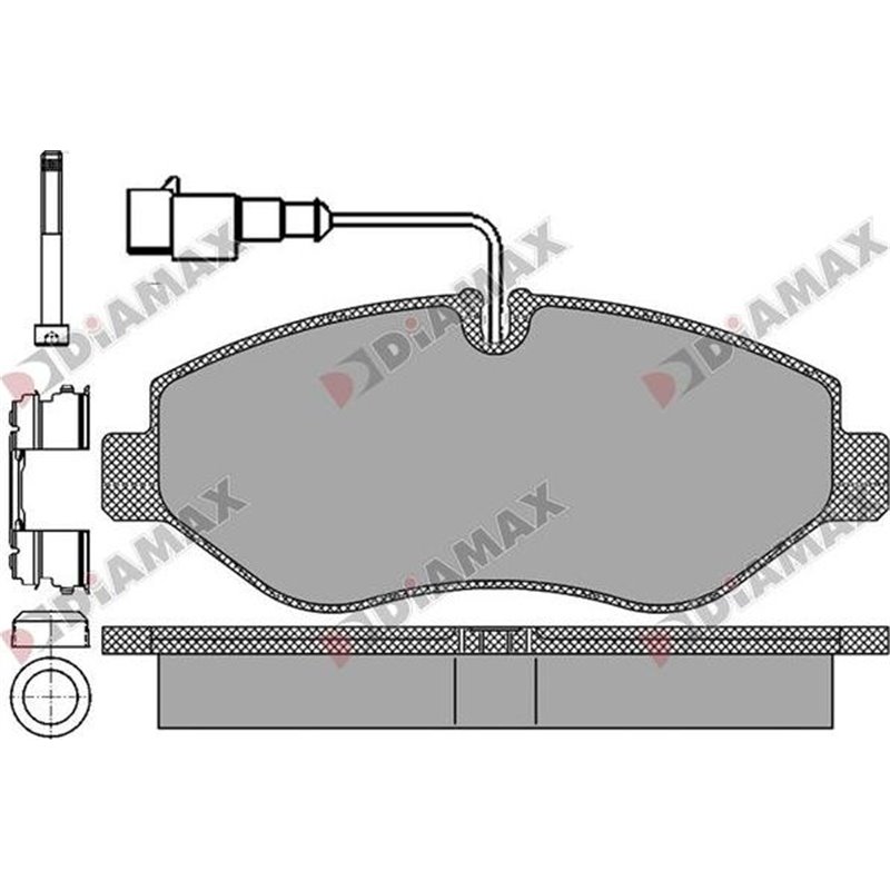Set placute frana Fata NISSAN CABSTAR. NT400 CABSTAR. RVI MAXITY 2.5D-3.0D 09.06- - ATE-13.0460-4866.2