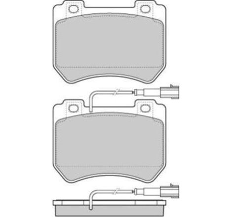 Set placute frana Fata ALFA ROMEO 159. BRERA. SPIDER 1.8-2.2 06.05-12.12 - ATE-13.0460-4867.2