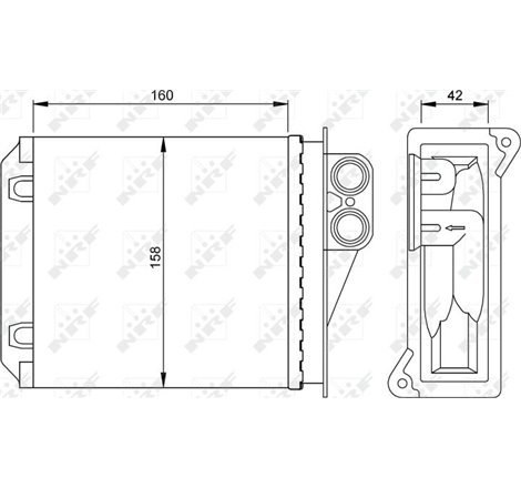 Heater MERCEDES SPRINTER 3.5-T B906. SPRINTER 3-T B906. SPRINTER 4.6-T B906. SPRINTER 5-T B906. VW CRAFTER 30-35. CRAFTER 30-50 