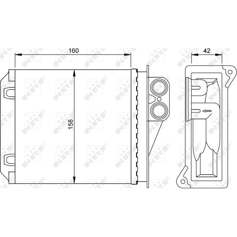 Heater MERCEDES SPRINTER 3.5-T B906. SPRINTER 3-T B906. SPRINTER 4.6-T B906. SPRINTER 5-T B906. VW CRAFTER 30-35. CRAFTER 30-50 