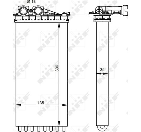 Heater DS DS 5. CITROEN DS5. PEUGEOT 3008. 3008 I. 5008. 5008 I. 5008 II 1.2-2.0DH 06.09- - NRF-54333