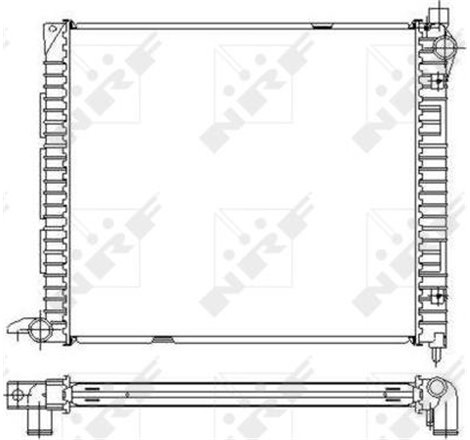 Radiator motor LAND ROVER FREELANDER I 2.0D - NRF-55445