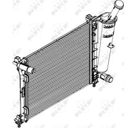 Radiator motor FIAT PANDA 1.2-1.2LPG - NRF-58429