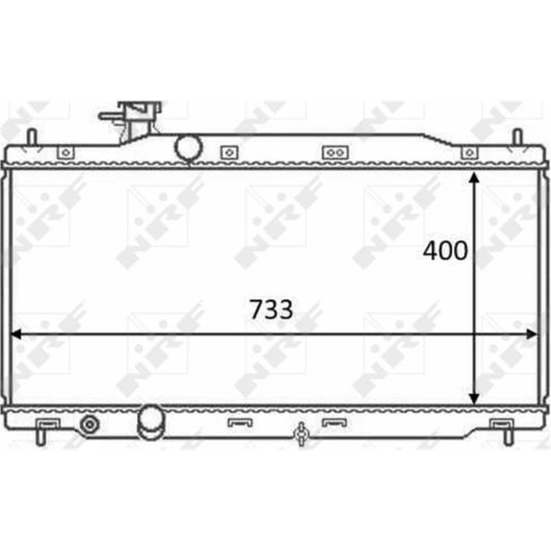 Radiator motor Manual HONDA CR-V III 2.0 -06.12 - NRF-58458