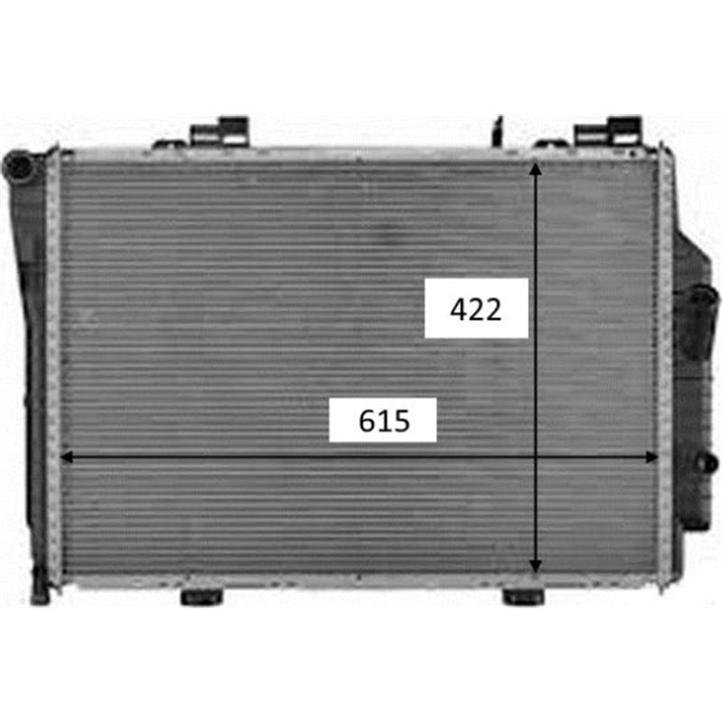 Radiator motor MERCEDES C T-MODEL S202. CLK A208. CLK C208 2.0-2.3 -06.02 - NRF-58489