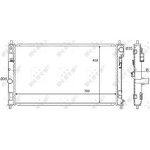 Radiator motor Automat-Manual CHRYSLER SEBRING. DODGE CALIBER. JEEP COMPASS. PATRIOT 1.8-2.7 - NRF-59089