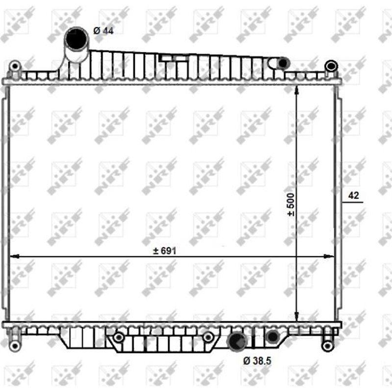 Radiator motor LAND ROVER RANGE ROVER III. RANGE ROVER SPORT I 3.6D -03.13 - NRF-59096