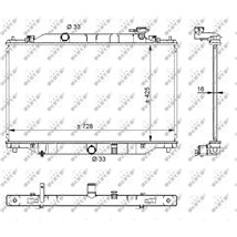 Radiator motor MAZDA CX-5 2.0-2.5 - NRF-59206