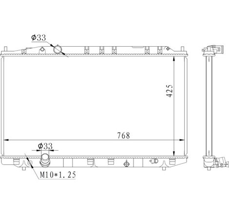 Radiator motor HONDA ACCORD VIII 2.2D - NRF-59225