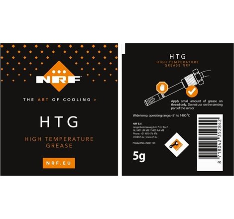 Senzor temperatura evacuare inainte de catalizator VW TIGUAN. TOURAN 1.6D 05.15- - NRF-707152