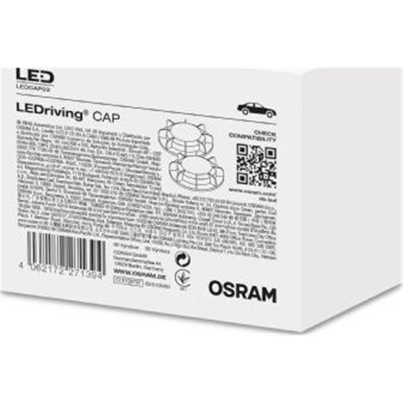 CAN module 2 pcs. 12 V. no road approval. optional cabling. eliminates displaying the error of burnt light bulb H7 OSRAM - Osram