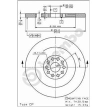 Disc frana - PETERS-016.282-00A