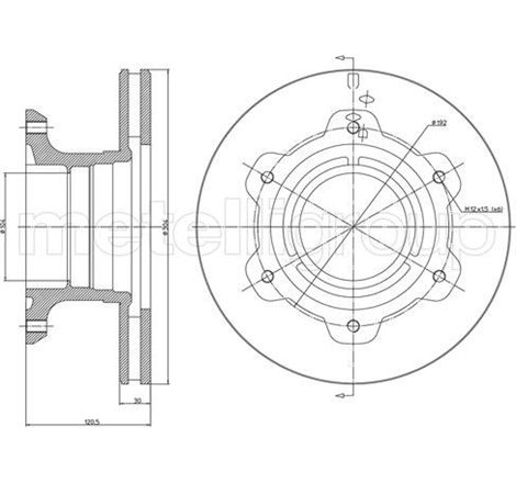 Disc frana - PETERS-016.660-00A